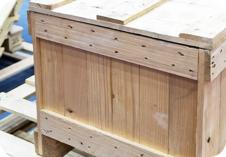 Caisse industrielle et création en bois sur mesure près de Voiron